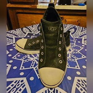 Ugg Women's  Laela Sparkles Sneakers Black Size 8 NEW